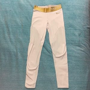 Gold Nike Leggings